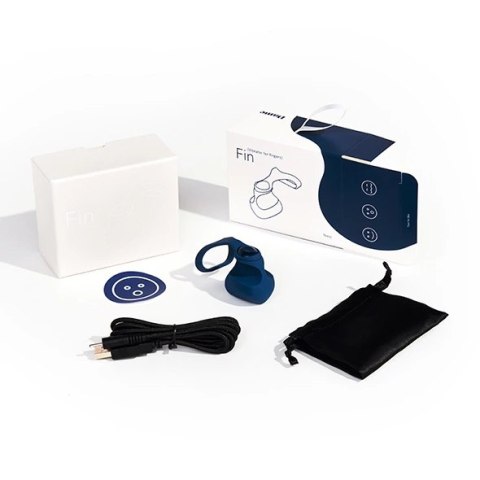 Wibrator na palec - Dame Products FIN Navy Dame Products Wibrator na palec - Dame Products FIN Navy Dame Products