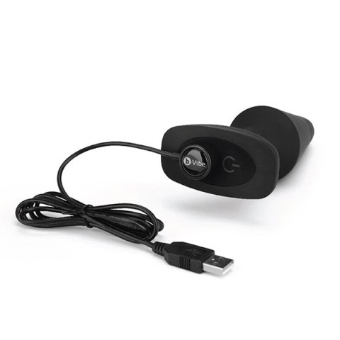 Zdalnie sterowany plug analny - B-Vibe Rimming Plug XL Black B-Vibe Zdalnie sterowany plug analny - B-Vibe Rimming Plug XL Black B-Vibe