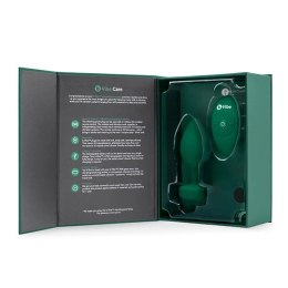 Zdalnie sterowany plug analny - B-Vibe Vibrating Jewel Plug M/L Emerald B-Vibe