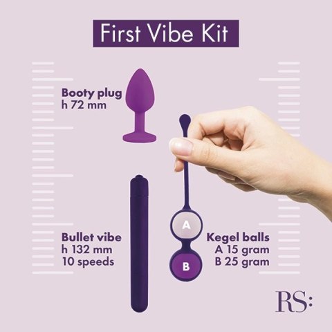 Zestaw akcesoriów - RS Essentials First Vibe Kit Rianne S Zestaw akcesoriów - RS Essentials First Vibe Kit Rianne S