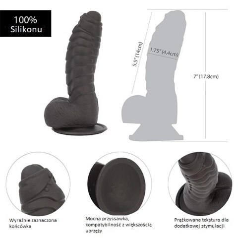 Dildo - Addiction Ben Dong 18 cm Black Addiction Dildo - Addiction Ben Dong 18 cm Black Addiction