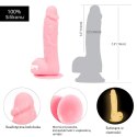 Dildo - Addiction Brandon Dong 19 cm Glow in the Dark Pink Addiction