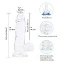 Dildo - Addiction Crystal Addiction Clear Dong 15 cm Addiction
