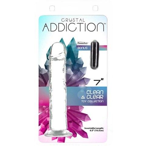 Dildo - Addiction Crystal Addiction Vertical Dildo 18 cm Addiction Dildo - Addiction Crystal Addiction Vertical Dildo 18 cm Addiction