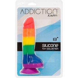 Dildo - Addiction Justin Dong 20 cm Rainbow Addiction
