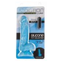 Dildo - Addiction Luke Dong 19 cm Glow in the Dark Blue Addiction