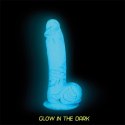 Dildo - Addiction Luke Dong 19 cm Glow in the Dark Blue Addiction