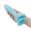 Dildo - Addiction Luke Dong 19 cm Glow in the Dark Blue Addiction