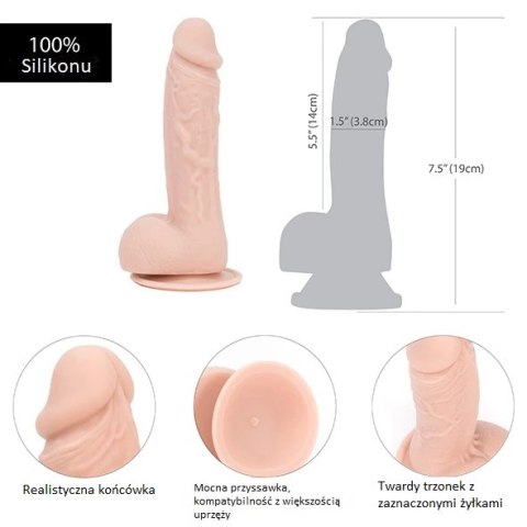 Dildo - Addiction Mark Dong 19 cm Beige Addiction Dildo - Addiction Mark Dong 19 cm Beige Addiction