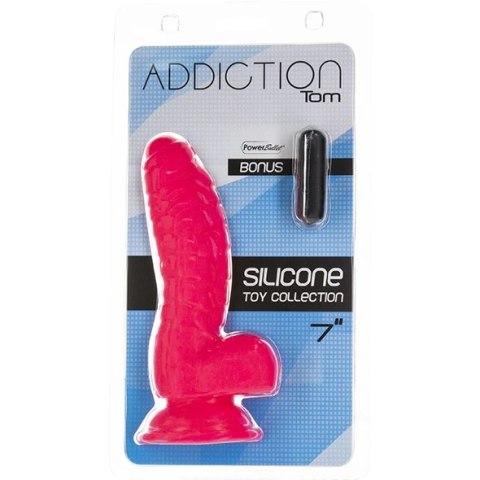 Dildo - Addiction Tom Dong 18 cm Hot Pink Addiction Dildo - Addiction Tom Dong 18 cm Hot Pink Addiction