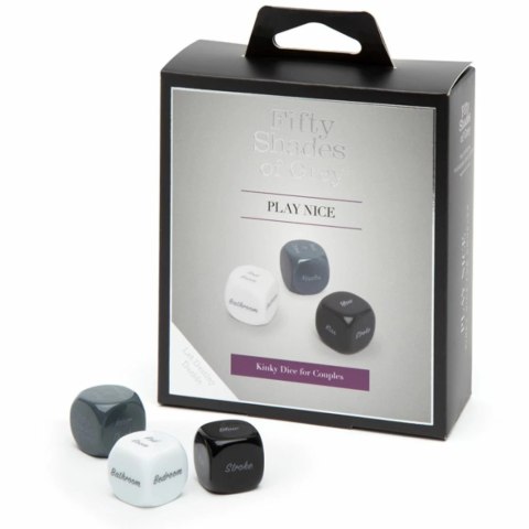 Kości do gry - Fifty Shades of Grey Play Nice Role Play Dice Fifty Shades of Grey Kości do gry - Fifty Shades of Grey Play Nice Role Play Dice Fifty Shades of Grey