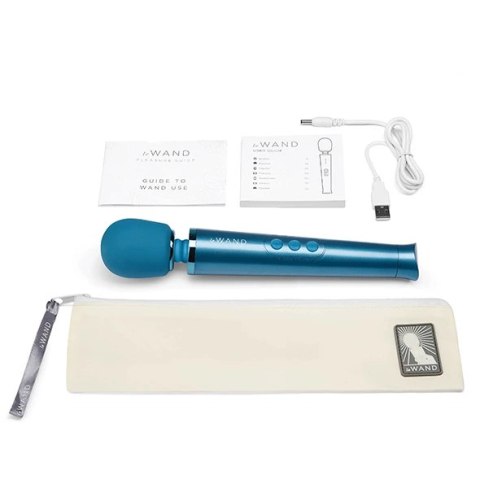 Masażer - Le Wand Petite Massager Blue Le Wand Masażer - Le Wand Petite Massager Blue Le Wand