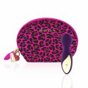 Masażer - RS Essentials Lovely Leopard Mini Wand Deep Purple Rianne S