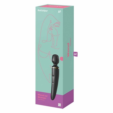 Masażer - Satisfyer Wand-Er Women Black Satisfyer Masażer - Satisfyer Wand-Er Women Black Satisfyer