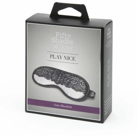 Maska na oczy - Fifty Shades of Grey Play Nice Satin & Lace Blindfold Fifty Shades of Grey Maska na oczy - Fifty Shades of Grey Play Nice Satin & Lace Blindfold Fifty Shades of Grey