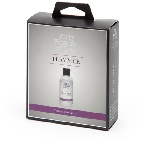 Olejek do masażu - Fifty Shades of Grey Play Nice Vanilla Massage Oil 90 ml Fifty Shades of Grey Olejek do masażu - Fifty Shades of Grey Play Nice Vanilla Massage Oil 90 ml Fifty Shades of Grey