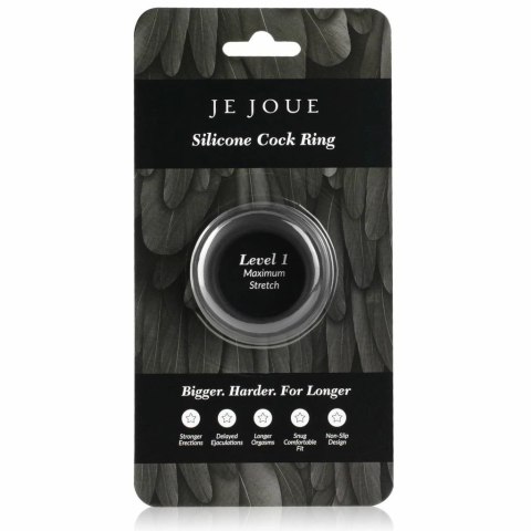 Pierścień erekcyjny - Je Joue Silicone C-Ring Maximum Stretch Black Je Joue Pierścień erekcyjny - Je Joue Silicone C-Ring Maximum Stretch Black Je Joue