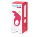 Pierścień wibrujący - Happy Rabbit Rechargeable Vibrating Rabbit Cock Ring Pink Happy Rabbit