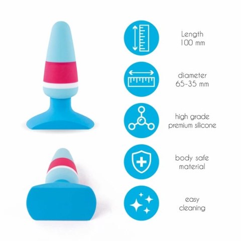 Plug analny - FeelzToys Plugz Butt Plug Colors Nr. 1 FeelzToys Plug analny - FeelzToys Plugz Butt Plug Colors Nr. 1 FeelzToys
