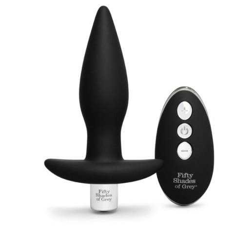 Plug analny wibrujący - Fifty Shades of Grey Relentless Vibrations Remote Control Butt Plug Fifty Shades of Grey Plug analny wibrujący - Fifty Shades of Grey Relentless Vibrations Remote Control Butt Plug Fifty Shades of Grey