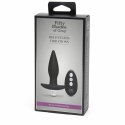 Plug analny wibrujący - Fifty Shades of Grey Relentless Vibrations Remote Control Butt Plug Fifty Shades of Grey