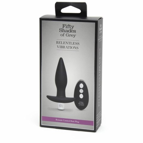 Plug analny wibrujący - Fifty Shades of Grey Relentless Vibrations Remote Control Butt Plug Fifty Shades of Grey Plug analny wibrujący - Fifty Shades of Grey Relentless Vibrations Remote Control Butt Plug Fifty Shades of Grey