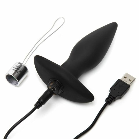 Plug analny wibrujący - Fifty Shades of Grey Relentless Vibrations Remote Control Butt Plug Fifty Shades of Grey Plug analny wibrujący - Fifty Shades of Grey Relentless Vibrations Remote Control Butt Plug Fifty Shades of Grey