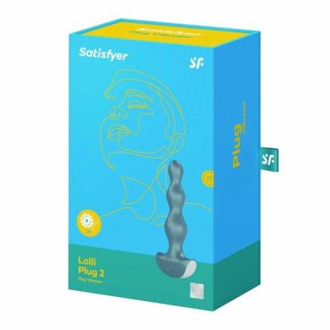 Plug analny wibrujący - Satisfyer Lolli Plug 2 Ice Satisfyer Plug analny wibrujący - Satisfyer Lolli Plug 2 Ice Satisfyer