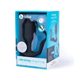 Plug analny wibrujący z pierścieniem - B-Vibe Vibrating Snug & Tug M B-Vibe