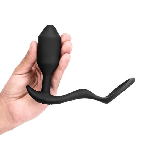 Plug analny wibrujący z pierścieniem - B-Vibe Vibrating Snug & Tug M B-Vibe Plug analny wibrujący z pierścieniem - B-Vibe Vibrating Snug & Tug M B-Vibe