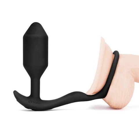 Plug analny wibrujący z pierścieniem - B-Vibe Vibrating Snug & Tug M B-Vibe Plug analny wibrujący z pierścieniem - B-Vibe Vibrating Snug & Tug M B-Vibe