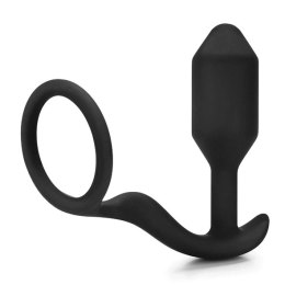 Plug analny z pierścieniem - B-Vibe Snug & Tug B-Vibe