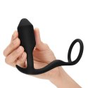 Plug analny z pierścieniem - B-Vibe Snug & Tug B-Vibe