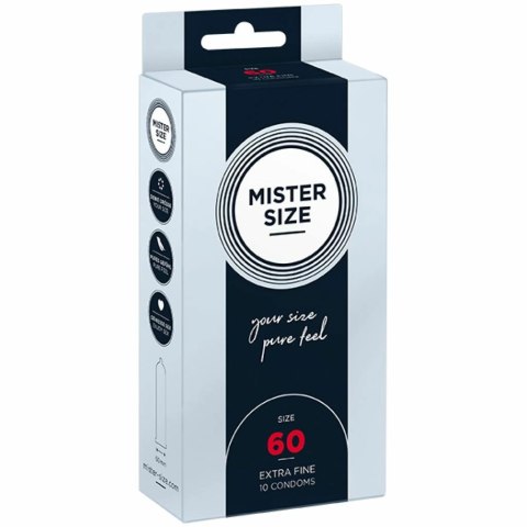 Prezerwatywy - Mister Size 60 mm (10 szt) Mister Size Prezerwatywy - Mister Size 60 mm (10 szt) Mister Size