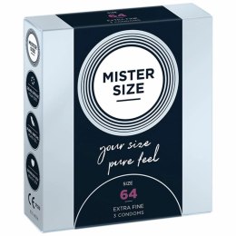Prezerwatywy - Mister Size 64 mm (3 szt) Mister Size