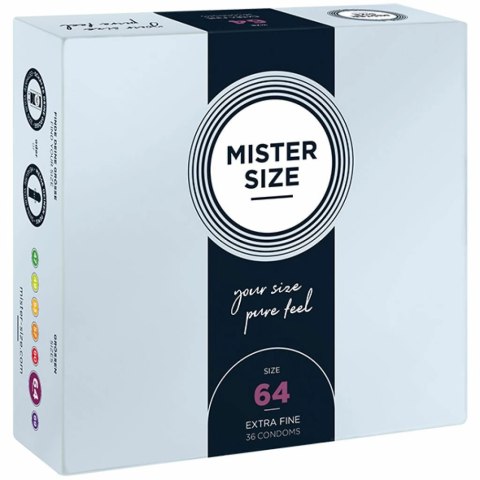 Prezerwatywy - Mister Size 64 mm (36 szt) Mister Size Prezerwatywy - Mister Size 64 mm (36 szt) Mister Size