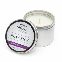 Świeca do masażu - Fifty Shades of Grey Play Nice Vanilla Candle 90g Fifty Shades of Grey
