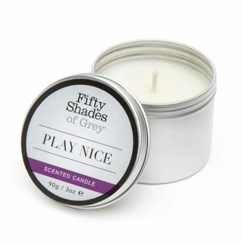 Świeca do masażu - Fifty Shades of Grey Play Nice Vanilla Candle 90g Fifty Shades of Grey Świeca do masażu - Fifty Shades of Grey Play Nice Vanilla Candle 90g Fifty Shades of Grey