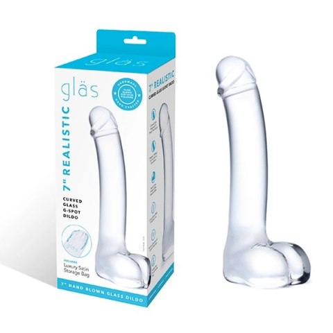Szklane dildo - Glas Realistic Curved Glas Szklane dildo - Glas Realistic Curved Glas