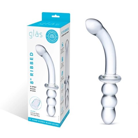 Szklane dildo - Glas Ribbed G-Spot Glas Szklane dildo - Glas Ribbed G-Spot Glas