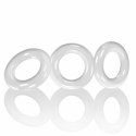 Trzypak pierścieni - Oxballs Willy Rings 3-pack Cockrings White Oxballs