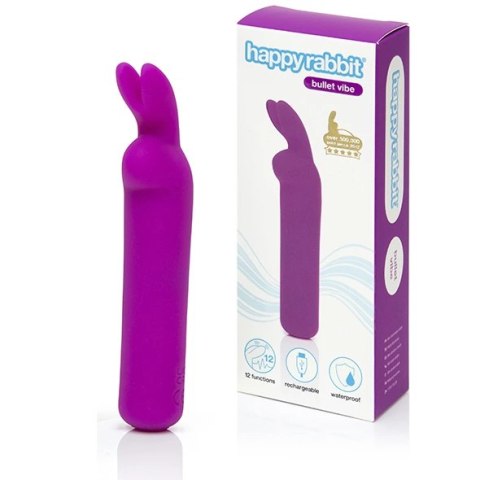 Wibrator - Happy Rabbit Rechargeable Vibrating Bullet Purple Happy Rabbit Wibrator - Happy Rabbit Rechargeable Vibrating Bullet Purple Happy Rabbit