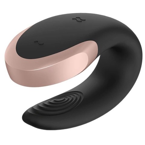 Wibrator dla par - Satisfyer Double Love Black Satisfyer Wibrator dla par - Satisfyer Double Love Black Satisfyer