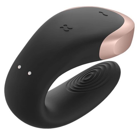 Wibrator dla par - Satisfyer Double Love Black Satisfyer Wibrator dla par - Satisfyer Double Love Black Satisfyer