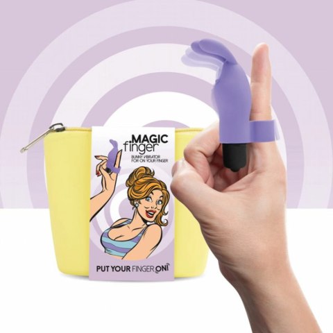 Wibrator na palec - FeelzToys Magic Finger Purple FeelzToys Wibrator na palec - FeelzToys Magic Finger Purple FeelzToys