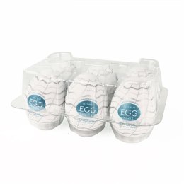 Zestaw sześciu masturbatorów - Tenga Egg Wavy II Tenga