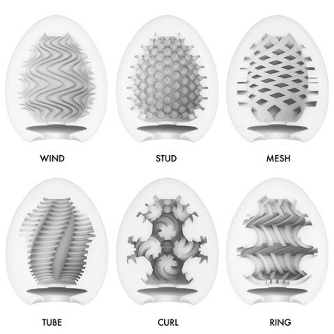Zestaw sześciu masturbatorów - Tenga Egg Wonder 6 Styles Pack Tenga Zestaw sześciu masturbatorów - Tenga Egg Wonder 6 Styles Pack Tenga