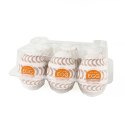 Zestaw sześciu masturbatorów - Tenga Egg Wonder Ring Tenga
