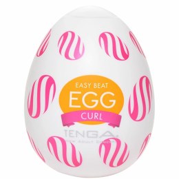 Japoński masturbator - Tenga Egg Wonder Curl 1szt Tenga