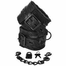 Kajdanki - Sportsheets Sincerely Lace Fur Lined Handcuffs Sportsheets